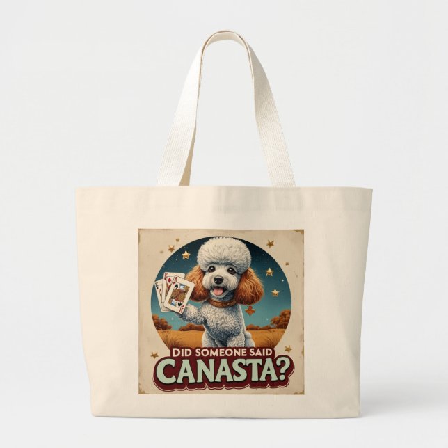 Sa någon kanasta? jumbo tygkasse (Framsidan)