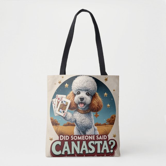 Sa någon kanasta? tygkasse (Framsida)