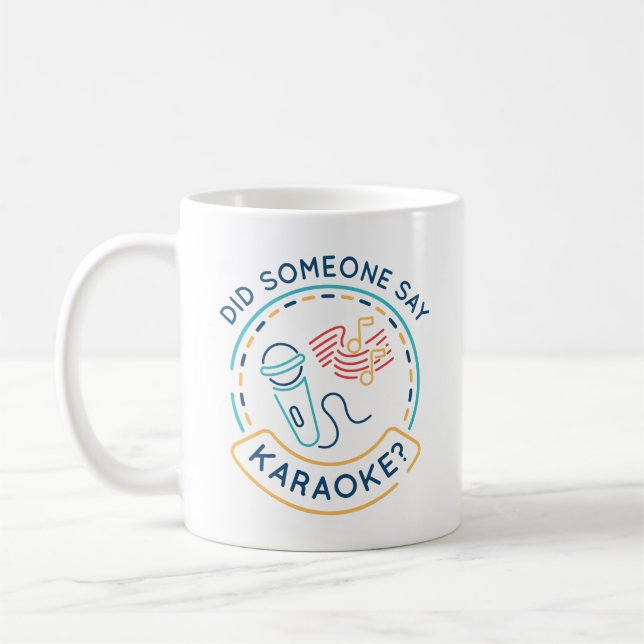 Sa någon Karaoke? Kaffemugg (Vänster)