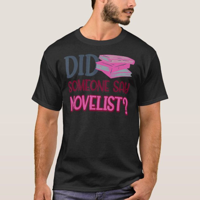 Sa någon Novelist? T Shirt (Framsida)