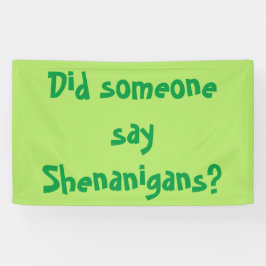 Sa någon Shenanigans? St. Patrick's Day