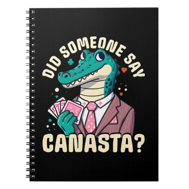Sa nån Canasta? Anteckningsbok (Framsidan)