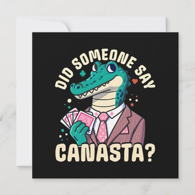 Sa nån Canasta? Inbjudningar (Framsida)