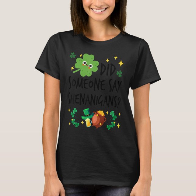 Sa nån Shenanigans St. Patrick Day Funn? T Shirt (Framsida)