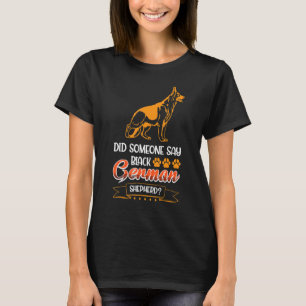 Sa nån svart tysk shepherd? t shirt