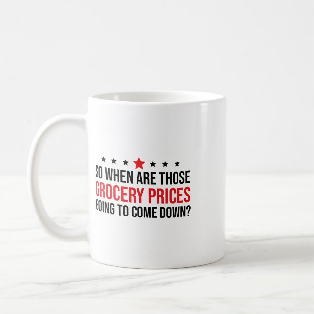 Så när ska matpriserna sjunka Anti Kaffemugg (Vänster)