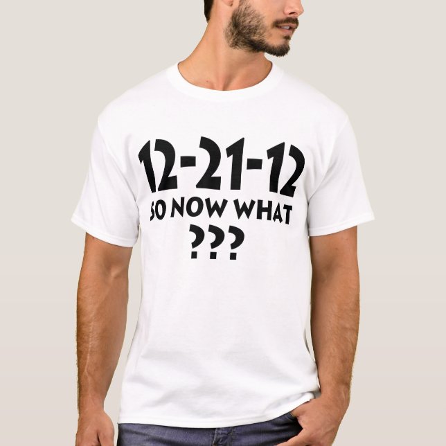 Så nu vad? tee shirt (Framsida)
