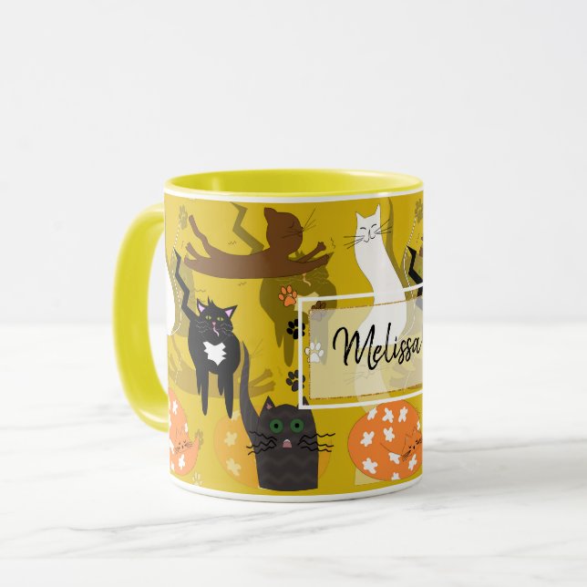 Så olika katter. Mugg (Framsida vänster)