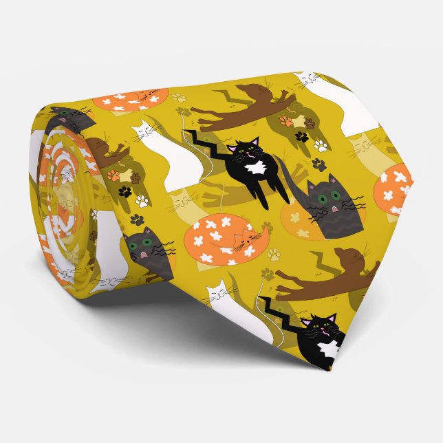 Så olika katter. slips (Rullad)