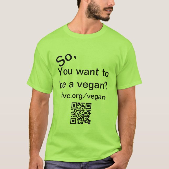 Så önskar du att vara en vegant-skjorta t shirt (Framsida)