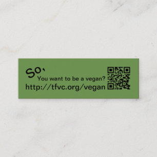 Så önskar du att vara kort för en vegan