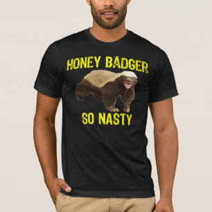 Så otäck honey badger t-shirt