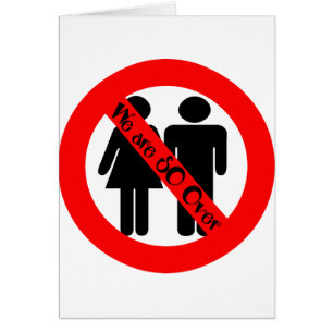 SÅ Över bryt upp Hälsningskort