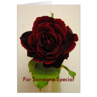 Så Red Ro Hälsningskort