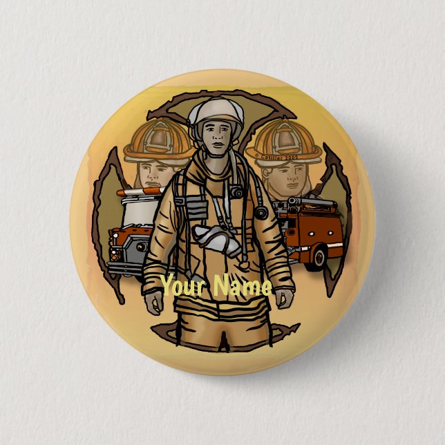Så Redo Firefighter-stift Knapp (Framsida)