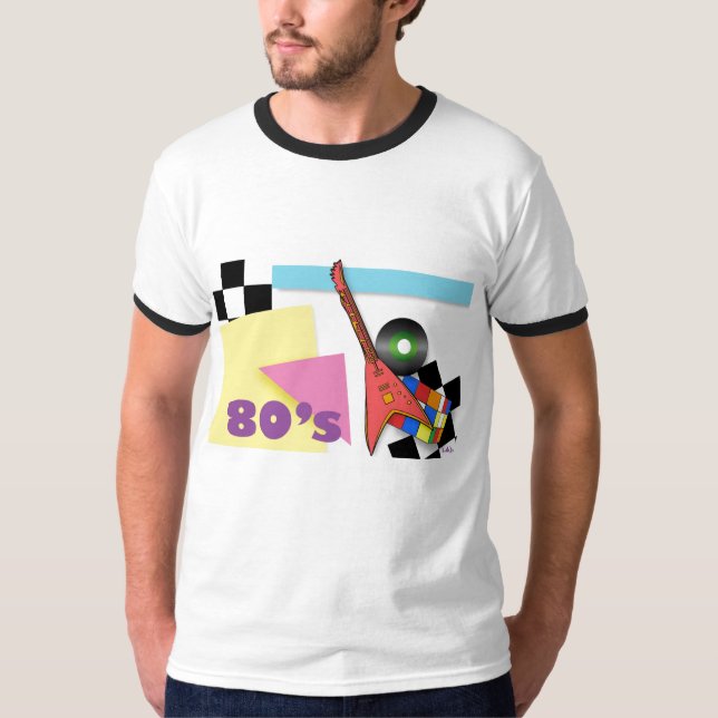 Så retro 80-tal t-shirt (Framsida)