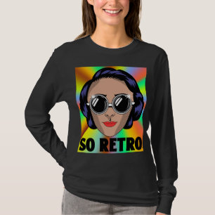 SÅ RETRO DAM KVINNA MAMMA Fru T-Shirts