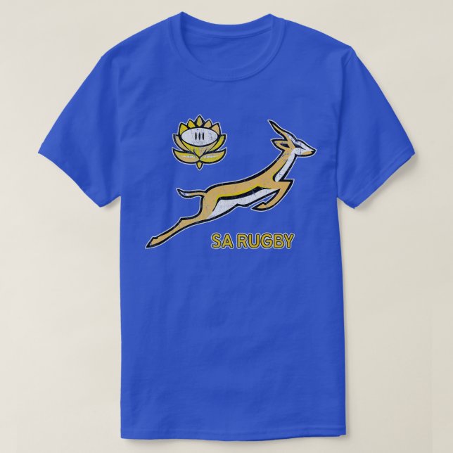 SA Rugby Vintage Springbok T Shirt (Design framsida)