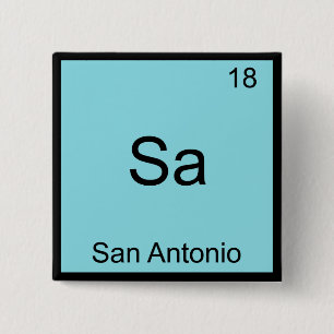 Sa - San Antonio Rolig Kemisymbol Element T Knapp