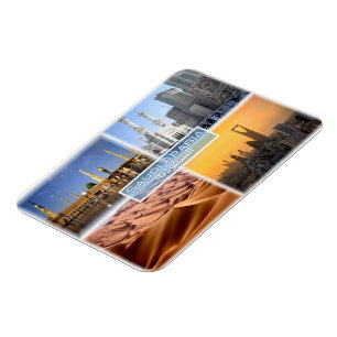 SA Saudiarabien - Mosque - Mecca - Rub Al Khali - Magnet