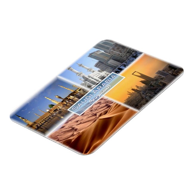 SA Saudiarabien - Mosque - Mecca - Rub Al Khali - Magnet (Vänstra Sidan)