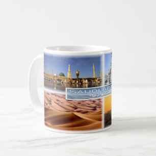 SA Saudiarabien - Prophetens moské i Medina Kaffemugg