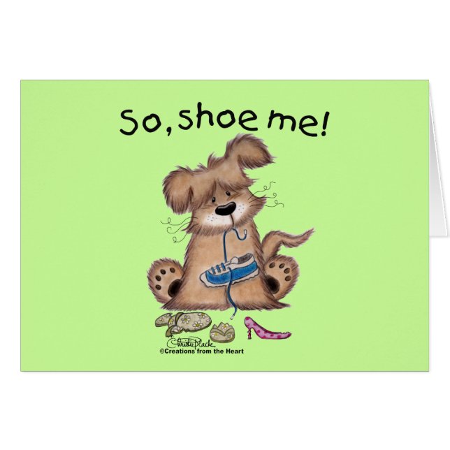 Så, skjut mig! hälsningskort (Framsidan Horizontal)