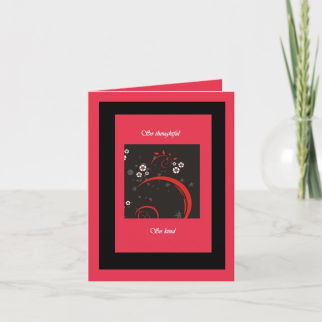 Så snällt tackkort (Framsida)