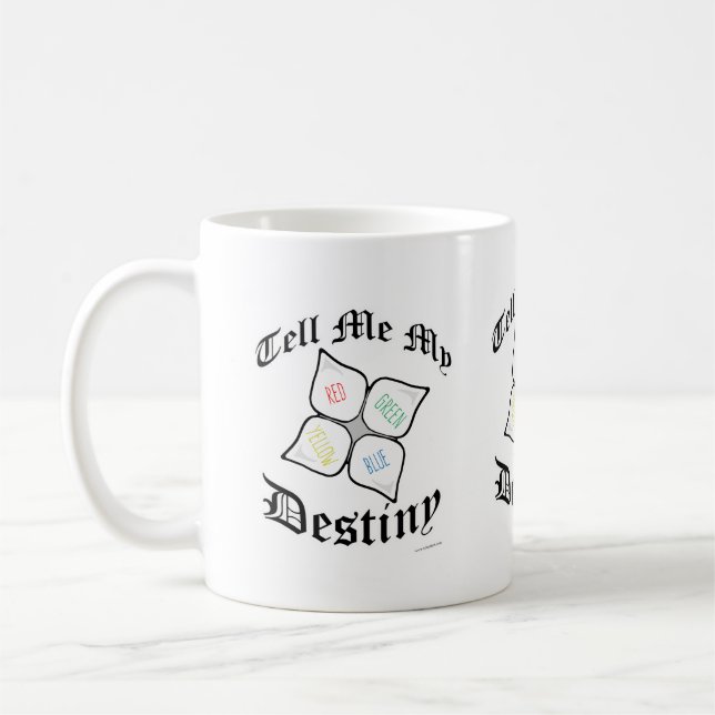 Så Snarky Fortuneteller Nostalgia Design Kaffemugg (Vänster)
