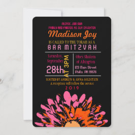 SÅ SÖN BATTEMIZVAH-inbjudan för DAISY Inbjudningar