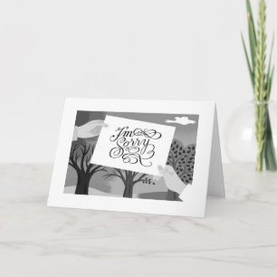 SÅ "SORRY FOR DIUR LOSS" KORT