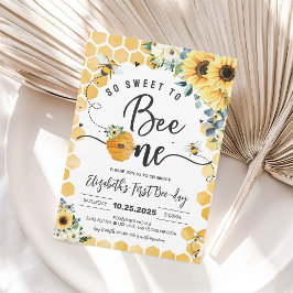 Så söt att ha varit en Party-bidag den 1:a födelse Inbjudningar