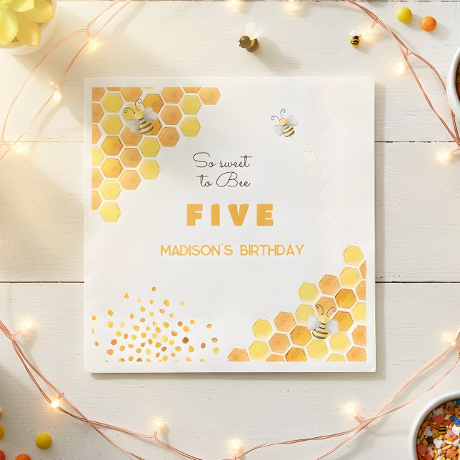 Så söt att vara barns födelsedag pappersservett (Skapare uppladdad)