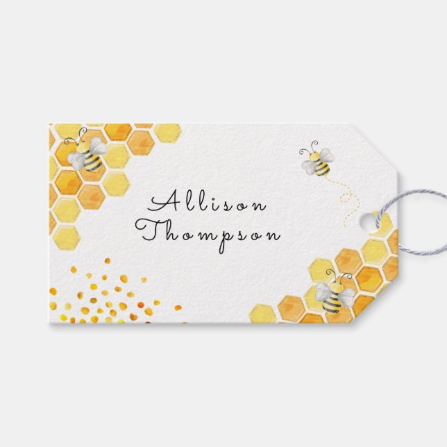 Så söt att vara barns födelsedag presentetikett (Framsidan (Horisontell))