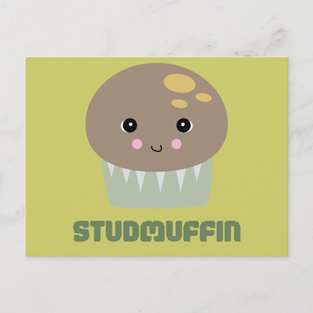 så söt kawaii sötnos vykort (Framsida)