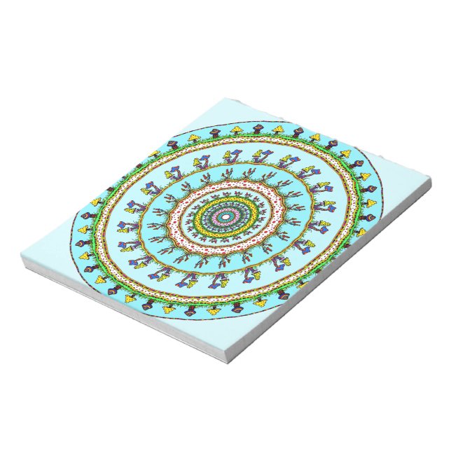 så söt mandala anteckningsblock (Roterad)
