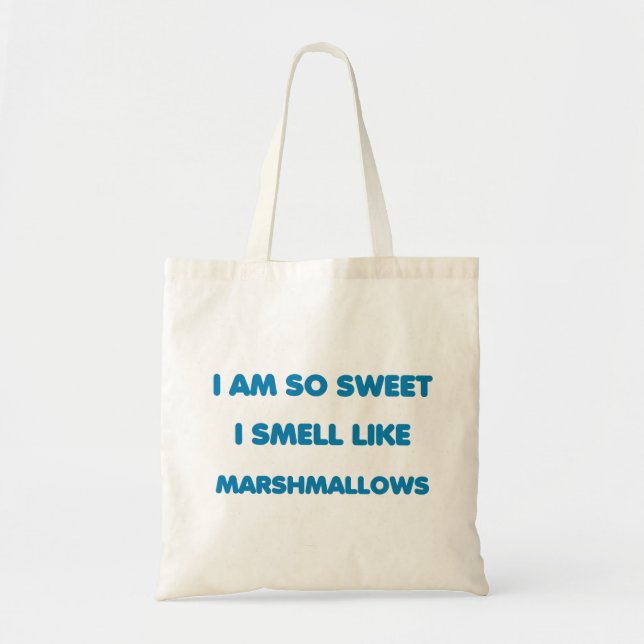 Så söt Marshmallow - toto Tygkasse (Framsidan)