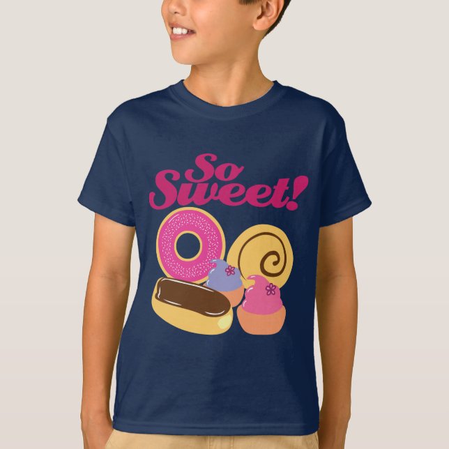 Så Söta Desserts Tee Shirt (Framsida)