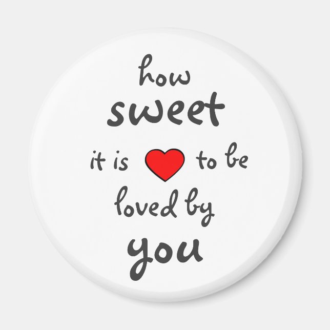 Så sött det är magnet (Framsidan)