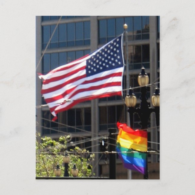 Så stolt de viftade vykort (Framsida)