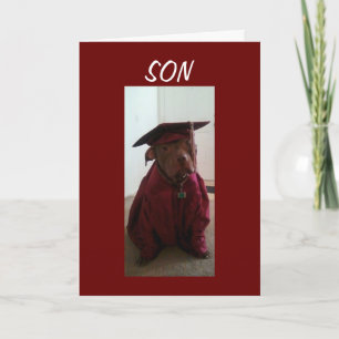SÅ STOLT ÖVER DIG SON GRADUATION KORT