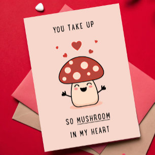 Så Svamp I Mitt Hjärta Barn Klassrum Valentine's Helgkort
