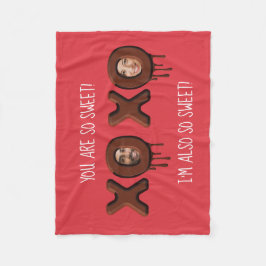 SÅ SVÅRT! Personlig Funny Alla hjärtans dag Fleecefilt