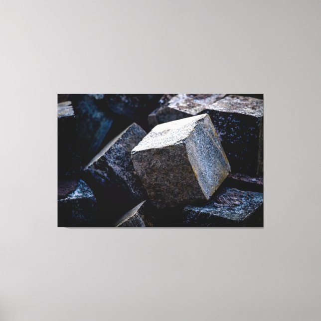 Så svårt som granit canvastryck (Framsida)