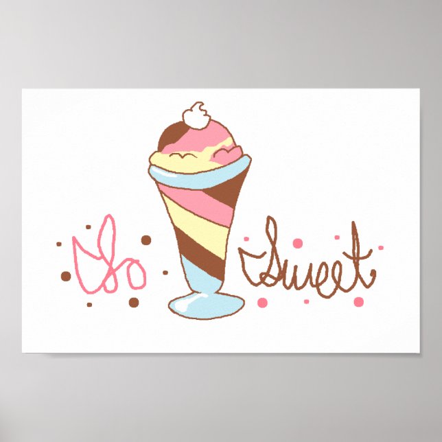 Så Sweet Ice Cream Poster (Framsidan)