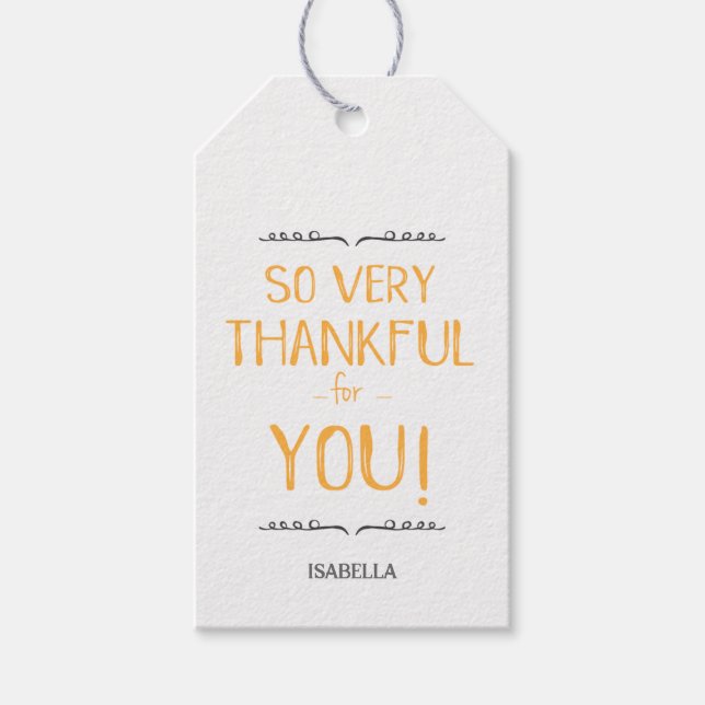 Så tack för er - Thanksgivingens märkre Presentetikett (Framsidan)