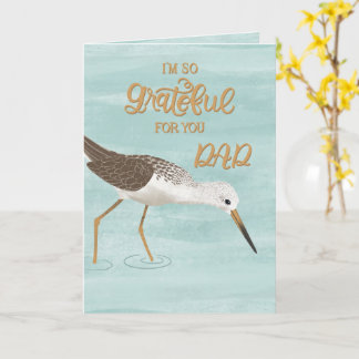 Så Tacksam För Dig Pappa – Sandpiper Fars Dag Kort