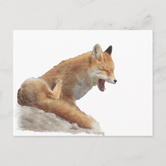 så trött 2 vykort (Framsida)