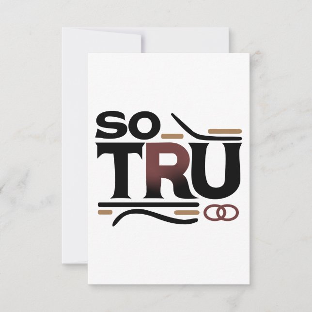 Så Tru-svarskort OSA Kort (Framsida)