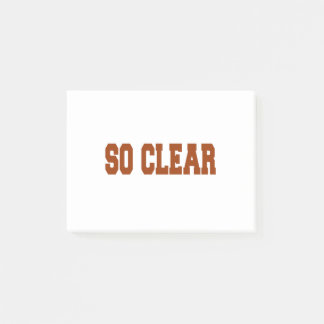 så tydlig post-it block